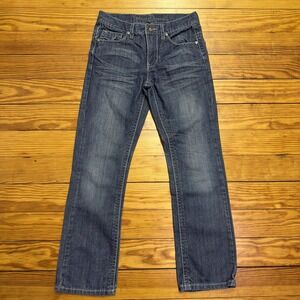 Request Jeans Boys Premium Jeans‎ Denim Contrast Stitch Size 10 Embroidered